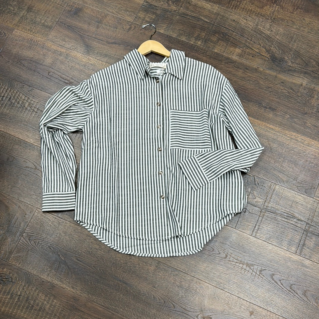 By Together Stripe Button Down